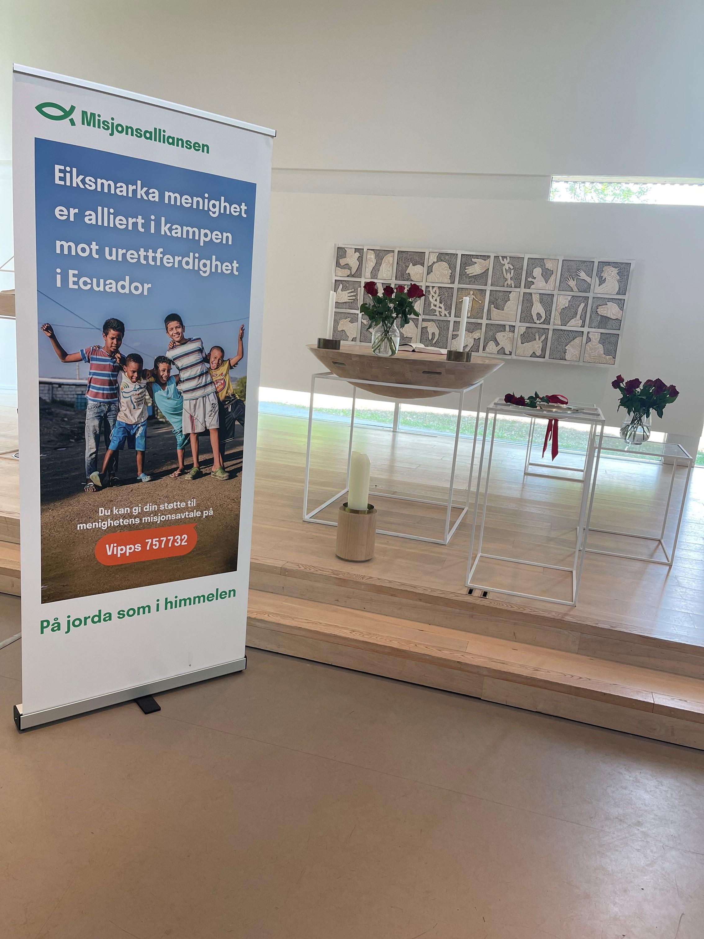 Forsiden av brosjyren